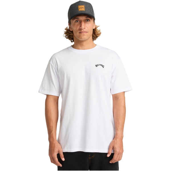 2026 Billabong Mens Arch Crew T-Shirt EBYKT00100 - White